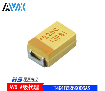 优质原装AVX贴片钽电容 钽电容 T491B 226K 006AS